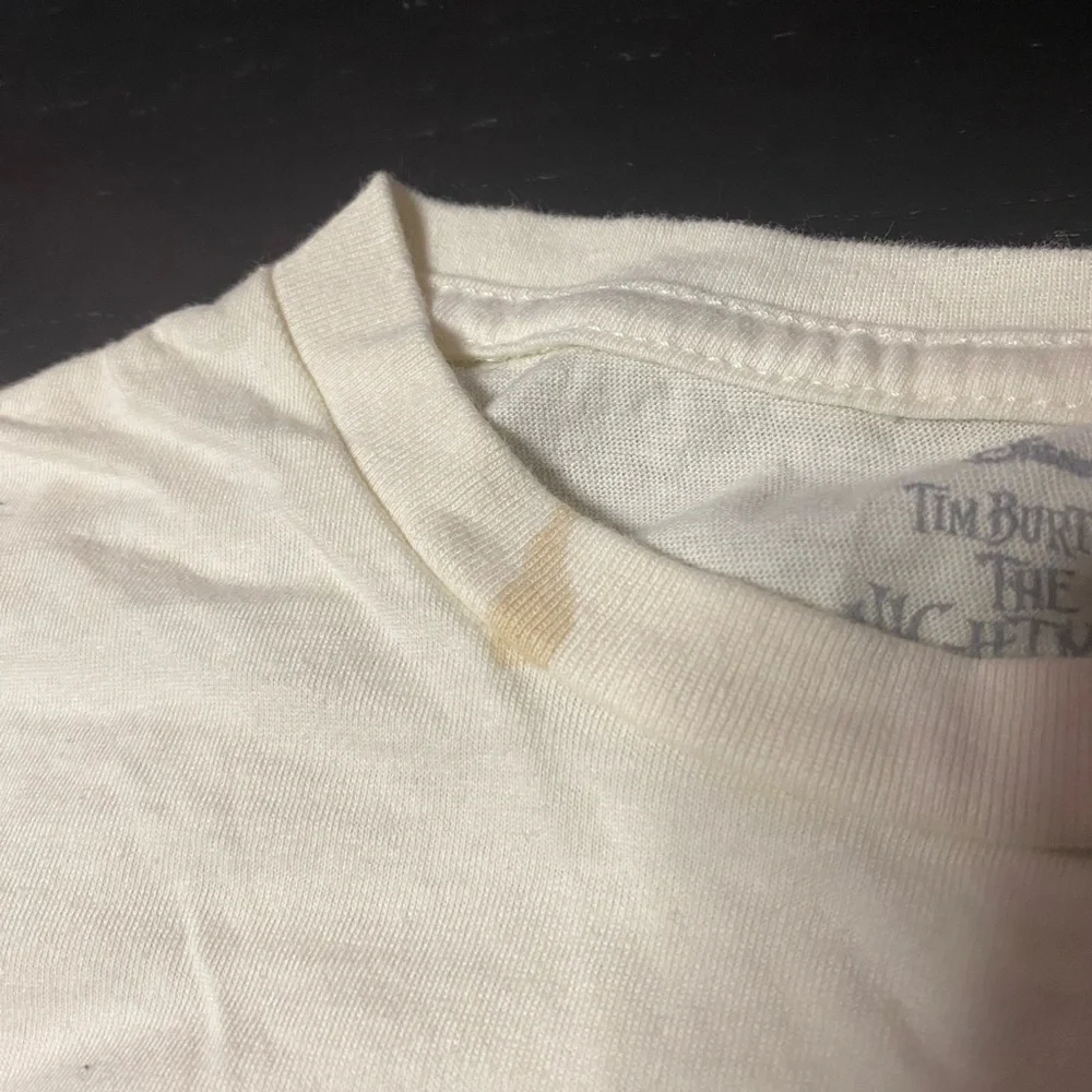 Disney Nightmare Before Christmas Graphic Cream Tee size S - Picture 3 of 7